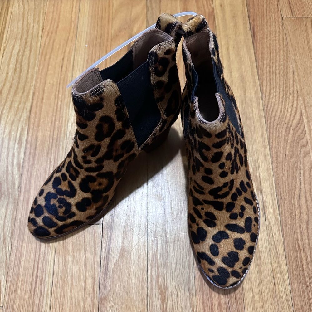 madewell | The Regan Boot in Leopard Calf Hair NWT - image 6